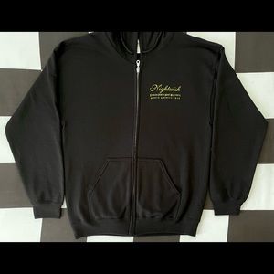 NWT Nightwish Endless Forms Most Beautiful tour full zip hoodie Med